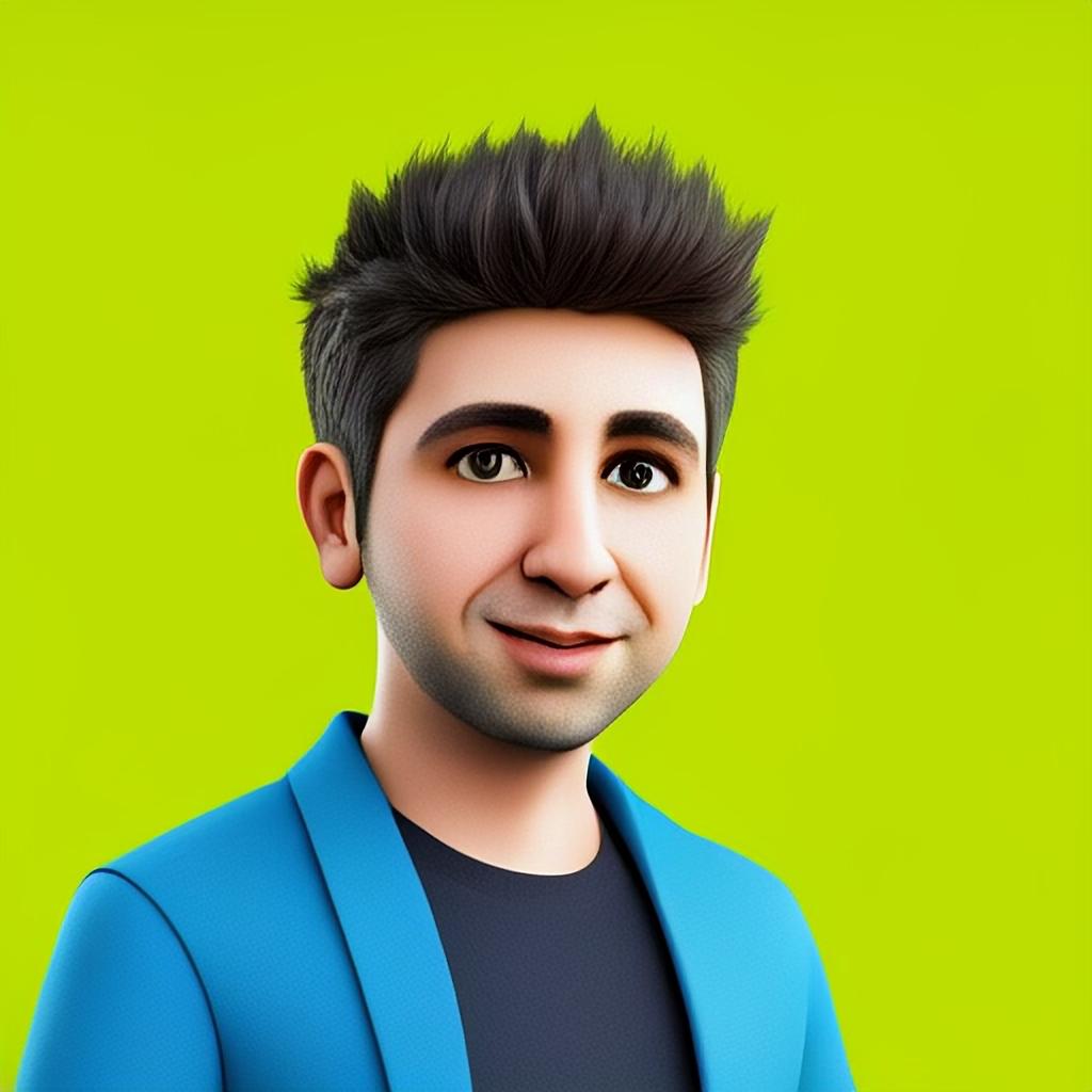 Illustrated portrait of Roman Punskyy